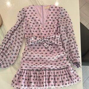 Pink Polka Dot women's dress